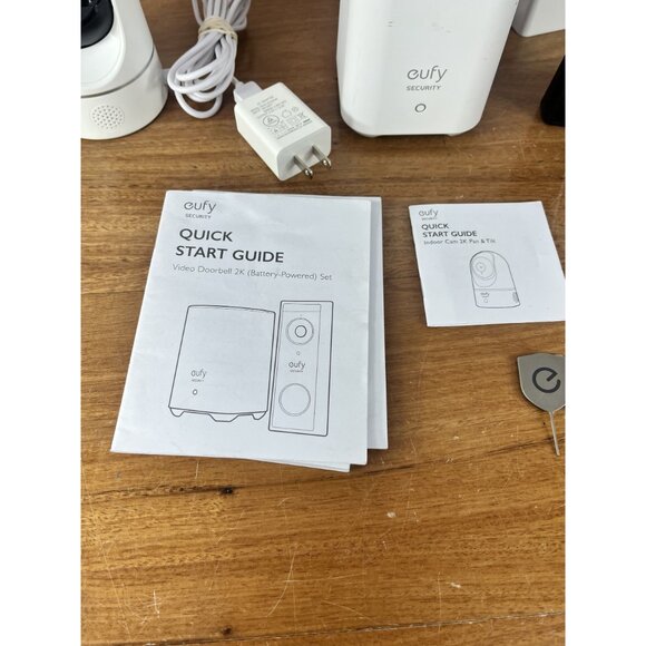 Eufy Wireless Video Doorbell 2K Security Camera T8210 + Home Base T8010 + T8410X - Picture 4 of 16